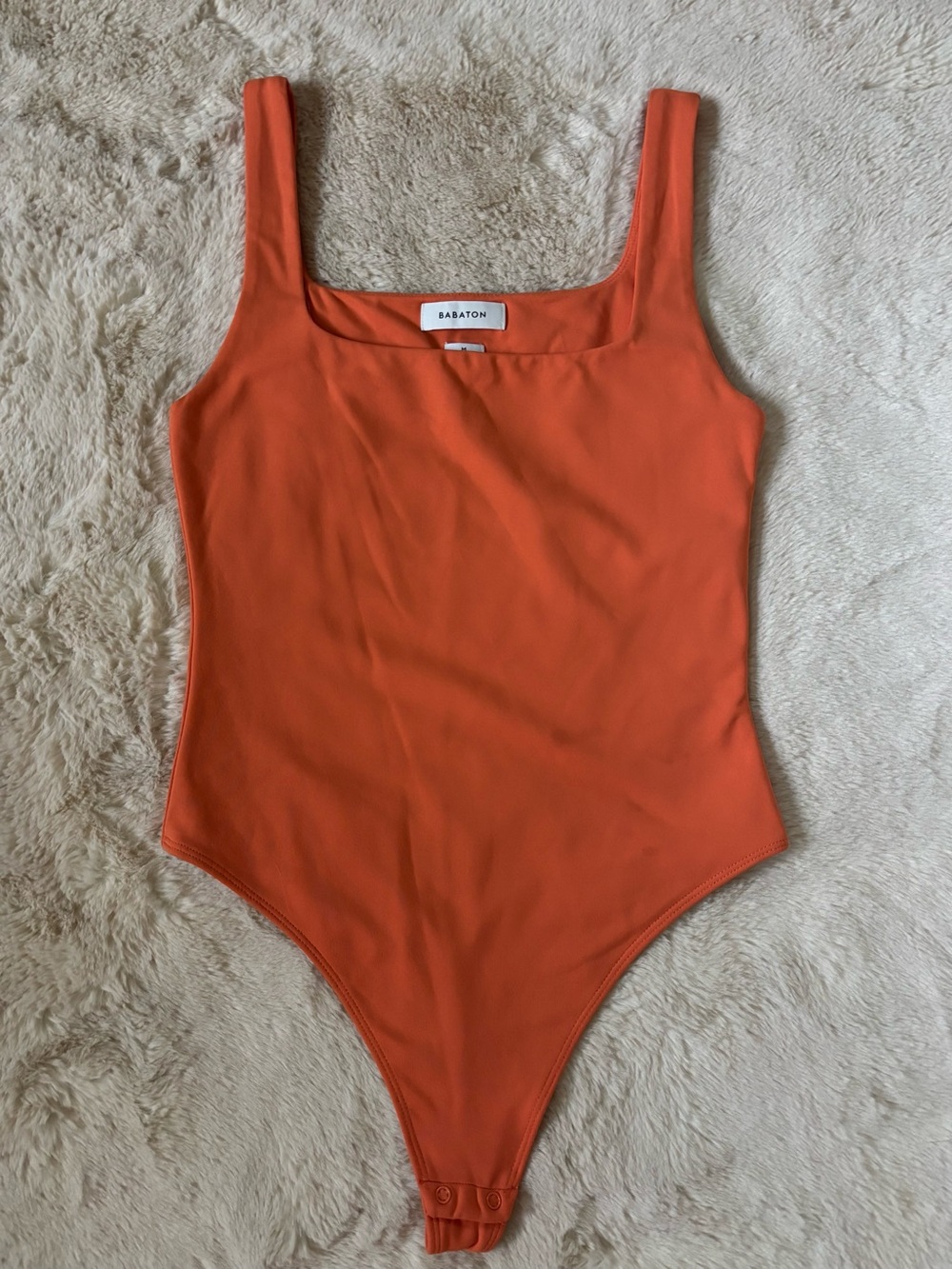 Babaton Orange Bodysuit